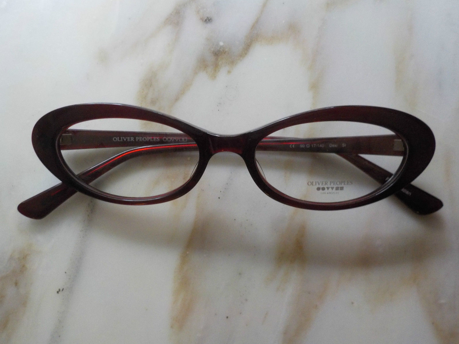 OLIVER PEOPLES DEXI in BURGANDY