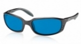 COSTA DEL MAR BRINE 400 in BLACK-MATTE-BLUE-MIRROR-400