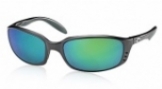 COSTA DEL MAR BRINE 400 in BLACK-MATTE-GREEN-MIRROR-400