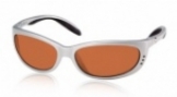 COSTA DEL MAR FATHOM 580 in SILVER-COPR-GLASS-580