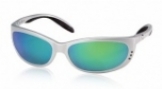 COSTA DEL MAR FATHOM 580 in SILVER-GRN-MIRROR-580