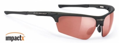 RUDY PROJECT NOYZ IMPACT X in MATTE-BLACK-IMPACTX-PHOTOCHROMIC-RED-LENS