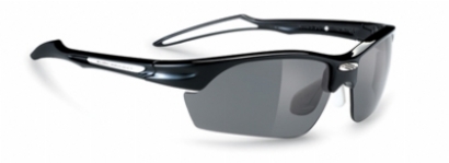 RUDY PROJECT SWIFTY in BLACK-GLOSS-SMOKE-BLACK-LENS
