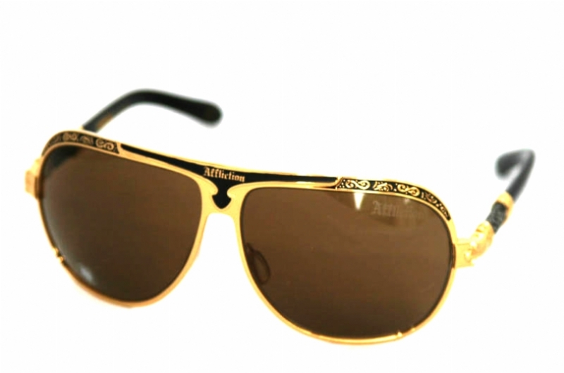 AFFLICTION ROMAN in GOLDBLACK