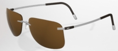 SILHOUETTE SUN TITAN MINIMAL ART PILOT in BROWN